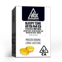 ABX Sleepy Time 25mg THC Soft Gels (10ct)