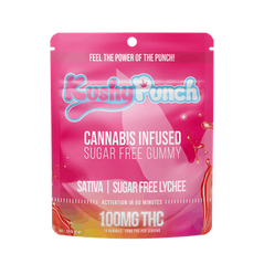 Kushy Punch - Sugar Free Lychee Gummy 100mg