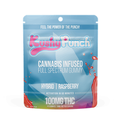 Kushy Punch - Hybrid Raspberry Gummy 100mg