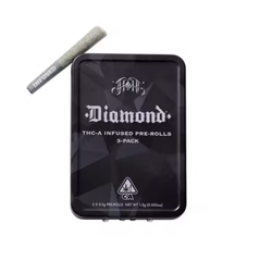 3-Pack Diamond Infused Pre-Roll: Black Cherry Gelato