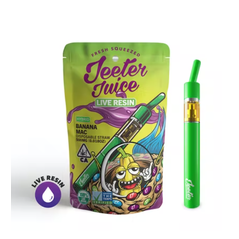Jeeter Juice Disposable Live Resin Straw - Banana Mac