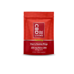 CBD Gummy Rings - Cherry - Bag (100 mg)