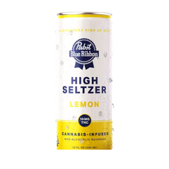 PABST | PBR Infused High Seltzer - LEMON | 10mg | Single Can