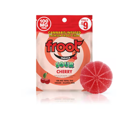 Froot Sour Cherry Gummy - 100mg Single Cut-to-dose