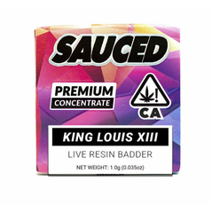 KING LOUIS XIII 1g Live Resin Badder (Indica)
