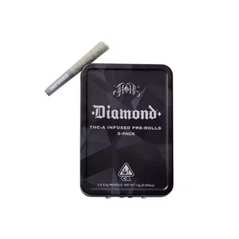 3-Pack Diamond Infused Pre-Roll: Biscotti Kush Mints