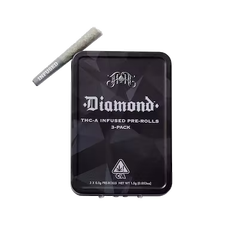 3-Pack Diamond Infused Pre-Roll: Dosi Kush Mints