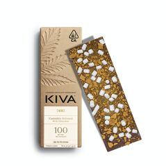 Kiva S'mores Chocolate Bar - 100MG