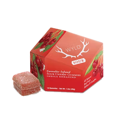 Sour Cherry Indica Enhanced Gummies