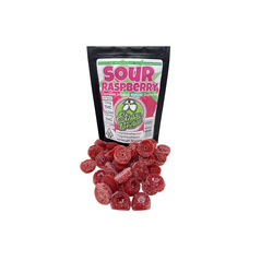 Sour Raspberry Gummies 10 pack (100mg)