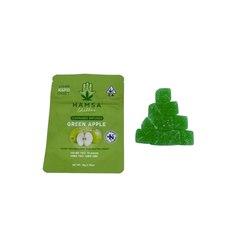 Hamsa 100mg THC Certified Kosher Nano Gummies - Green Apple