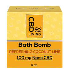CBD Bath Bomb - Coconut Lime (100 mg)
