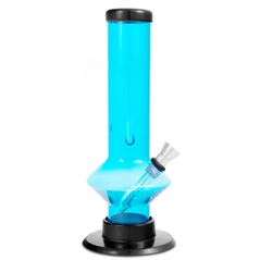 STRAIGHT NECK ACRYLIC EGG WATER PIPE | 8IN