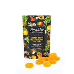 Sour Tropical Fruit Chews, 100 mg - CA