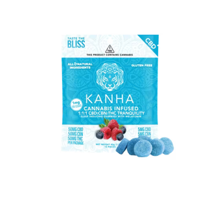 Kanha Tranquility 1:1:1 CBN:THC:CBD Sleep Gummies
