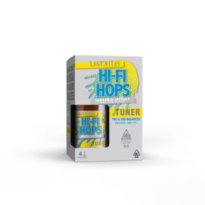 HI-FI Hops - TUNER 4-pack (5mg THC & 5mg CBD per bottle)