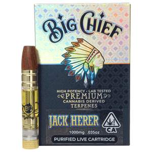 Big Chief CDT Cartridges 1G - Jack Herer