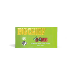 Big Chief THC Bomb 100% Live Resin Disposable
