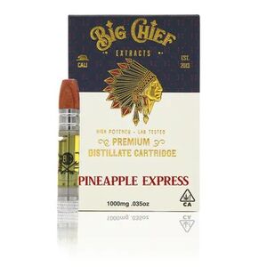 Big Chief THC Cartridge 1G - Pineapple Express