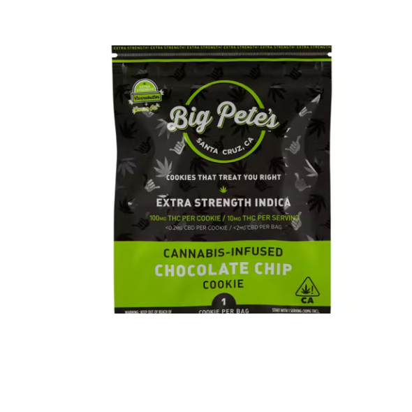 Extra Strength 100MG Chocolate Chip Cookie
