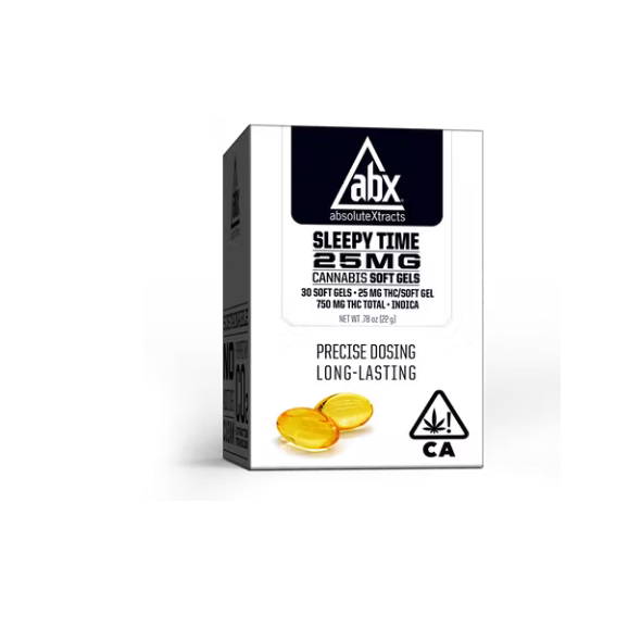 ABX Sleepy Time 25mg THC Soft Gels (30ct)