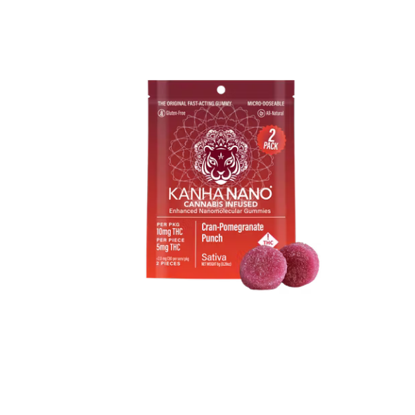 Kanha 2-Pack NANO Cran-Pomegranate Punch Sativa 20mg