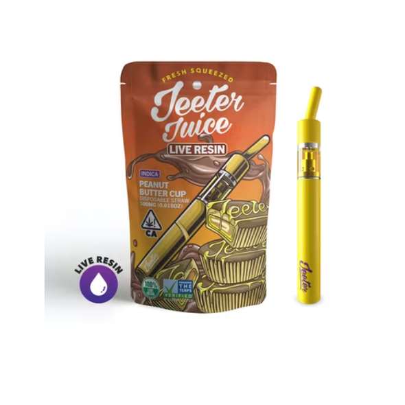 Jeeter Juice Disposable Live Resin Straw - Peanut Butter Cup