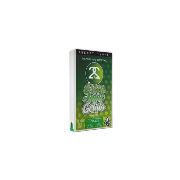 22K - Green Apple Gelato - Cartridge - 1.0ml