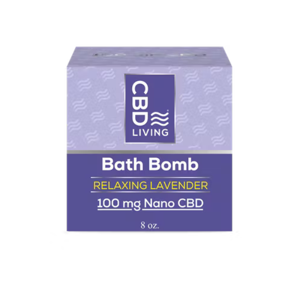 CBD Bath Bomb - Lavender (100 mg)