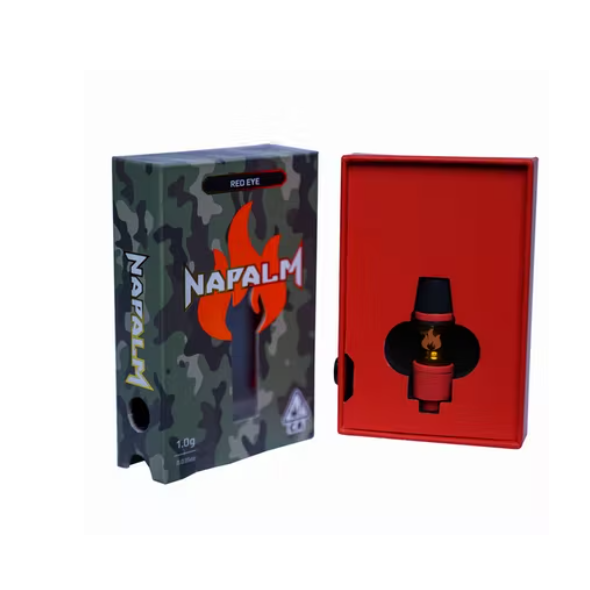 Napalm Tank Bundle (Live Resin Cart & Palm Battery) - RED EYE