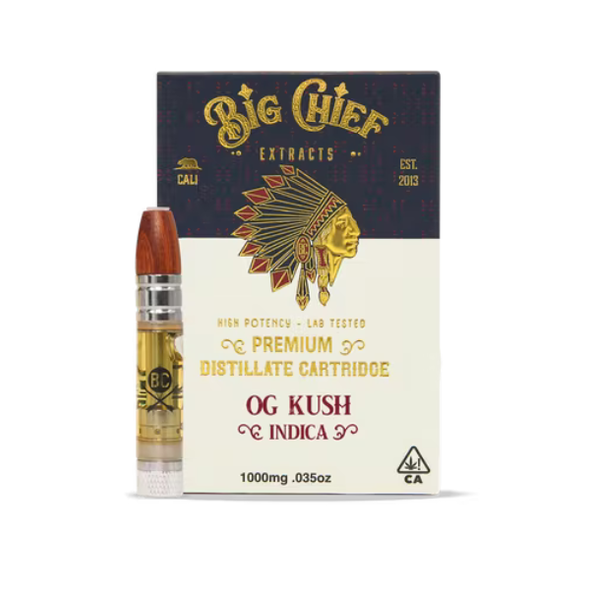 Vape Pens | Cartridges | Big Chief Thc Cartridge 1g Og Kush 