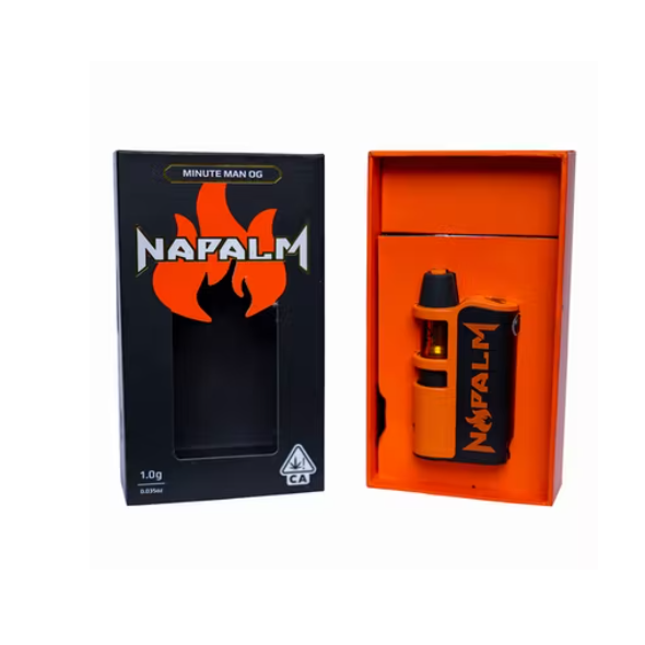 Napalm Tank Bundle (Live Resin Cart & Palm Battery) - MINUTE MAN OG