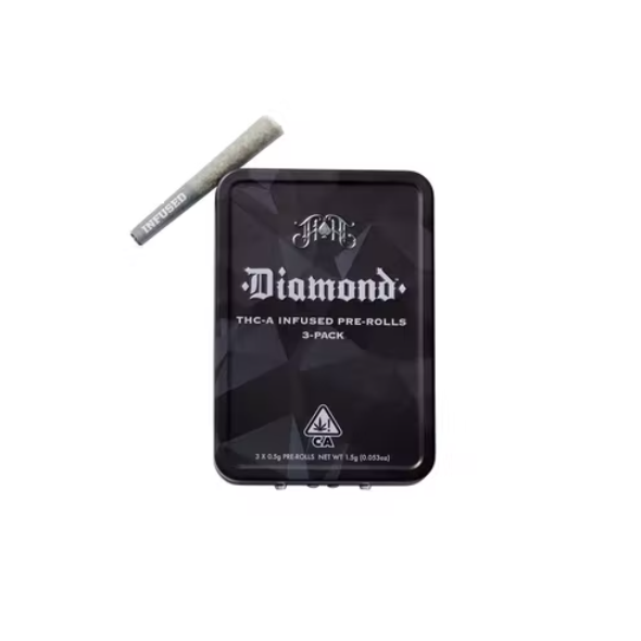 3-Pack Diamond Infused Pre-Roll: Mintz