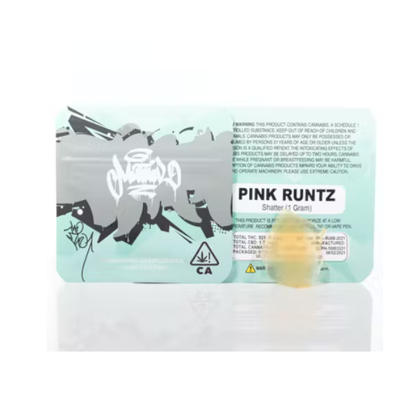 The Reup Pink Runtz shatter