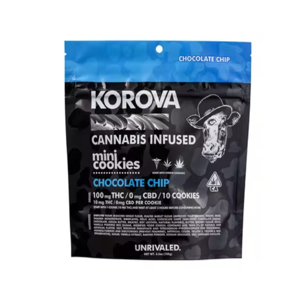 Korova - Chocolate Chip Mini Cookies, 100mg