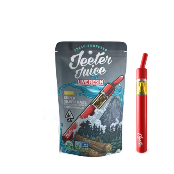 Jeeter Juice Disposable Live Resin Straw - Super Silver Haze