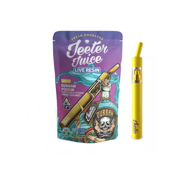 Jeeter Juice Disposable Live Resin Straw - Durban Poison