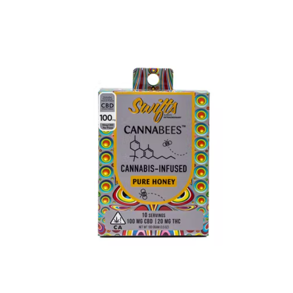 Cannabees Pure Honey 5:1 ratio - 100MG CBD / 20MG THC