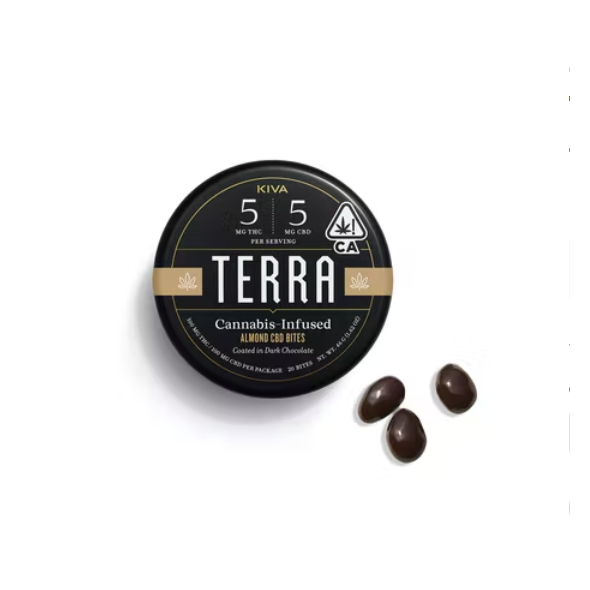 Terra Almond 1:1 CBD Bites - 100mg CBD/THC 100mg
