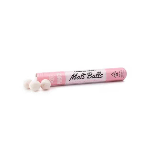 Malt Balls - Strawberry White Chocolate