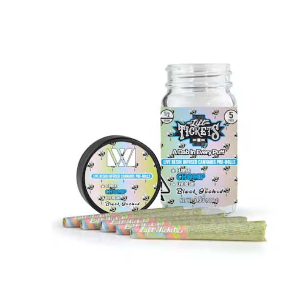 Chomp x Black Orchid - Infused Pre-Roll 5-Pack