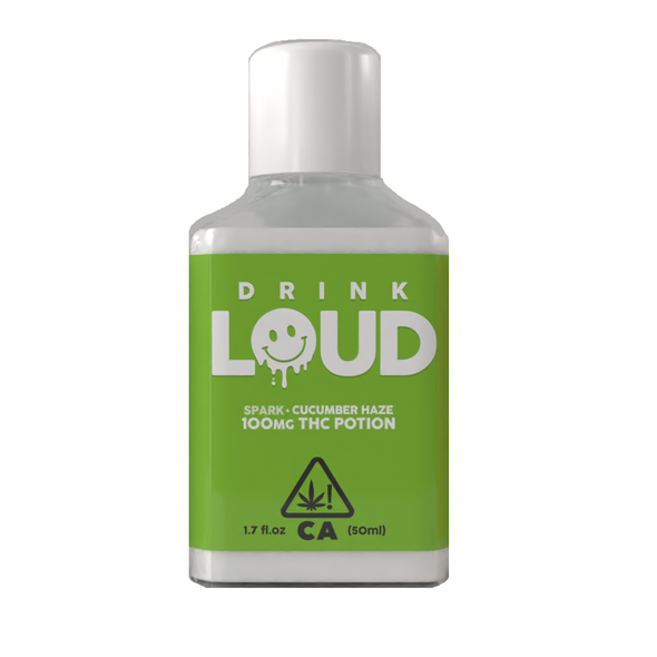 Drink Loud 50ml Nano-Emulsified THC Drink Shot - CUCUMBER HAZE - 100mg THC