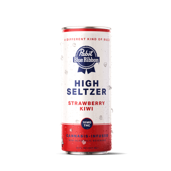 PABST  PBR Infused High Seltzer - STRAWBERRY KIWI  10mg  Single Can
