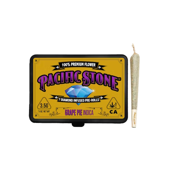 Pacific Stone | Grape Pie Indica Infused Pre-Rolls 7pk (3.5g)