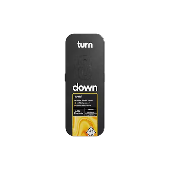 Scotti .5g Live Resin Disposable - TURN DOWN