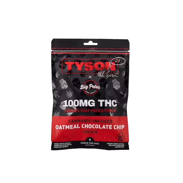 TYSON 2.0 Oatmeal Chocolate Chip Extra Strength Cookie