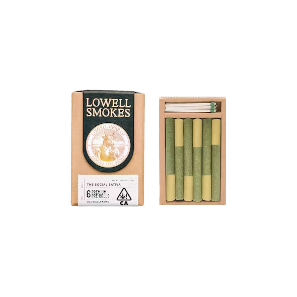 Lowell Smokes | 3.5g Pre Roll Pack | The Social Sativa