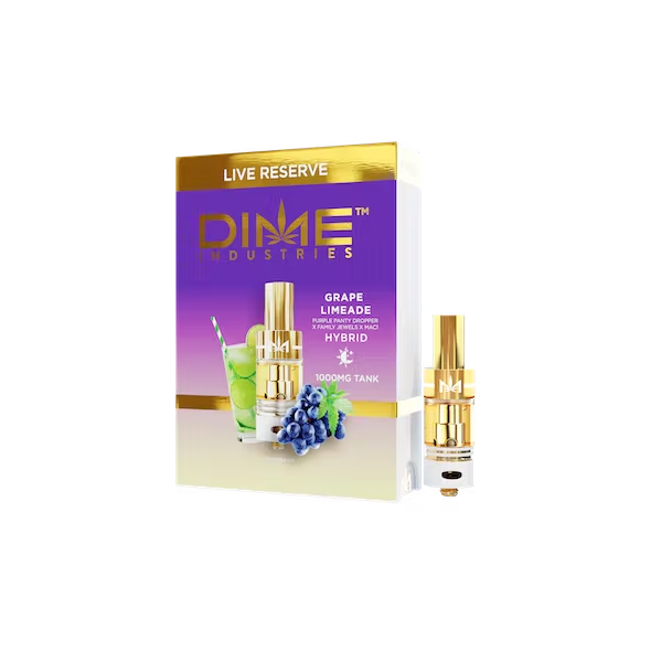Dime Industries Live Reserve (H) Grape Limeade 1000mg Tank