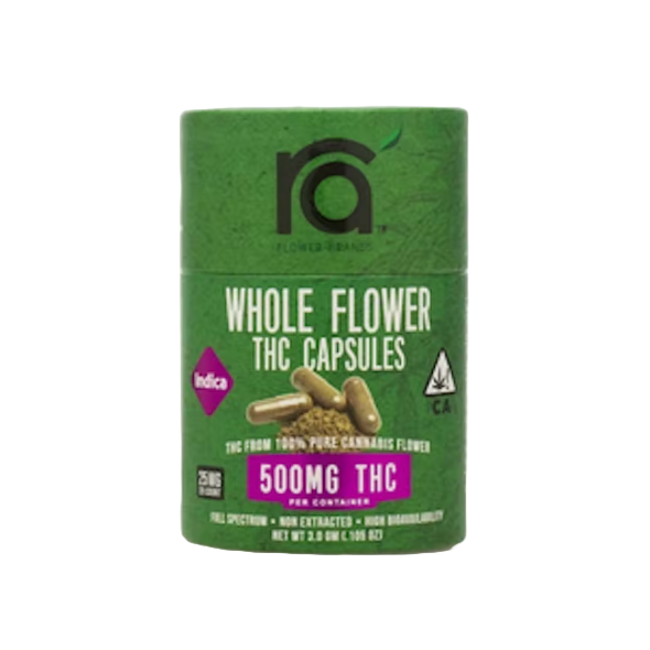 Whole Flower Capsules - RA Flower Brands