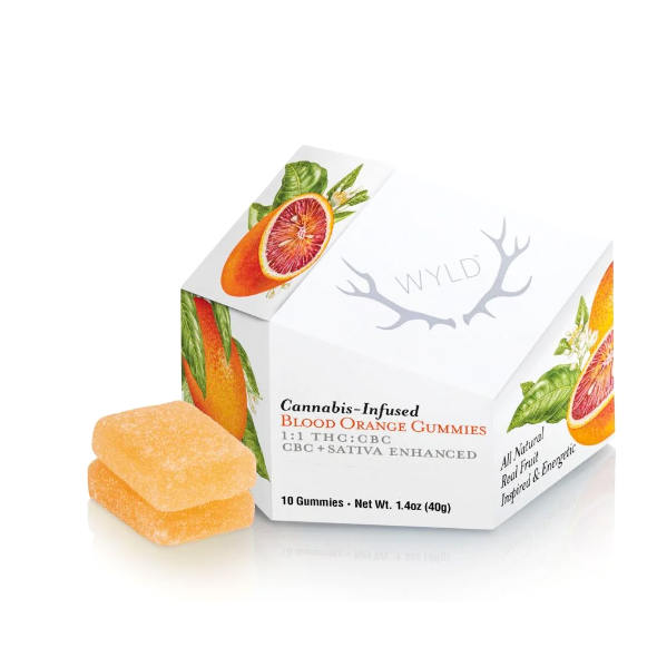 Blood Orange 1:1 CBC Sativa Enhanced Gummies